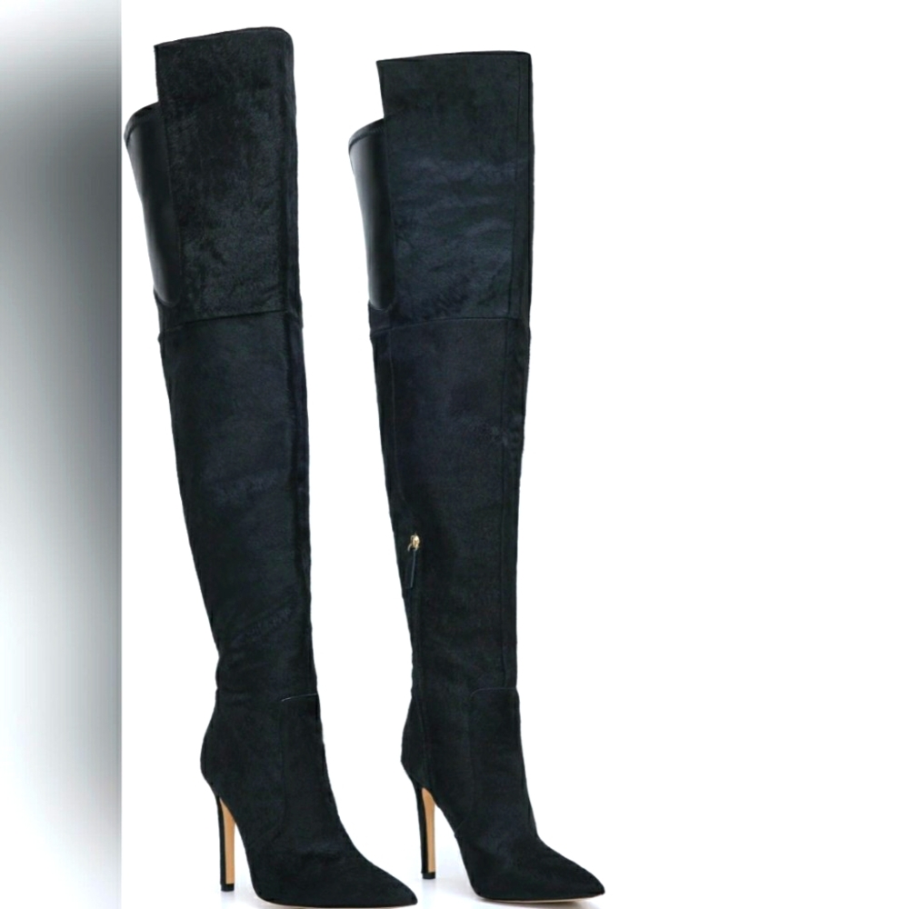 Good American Thigh High "Emma" Boots New! Black! Size 8. True to size